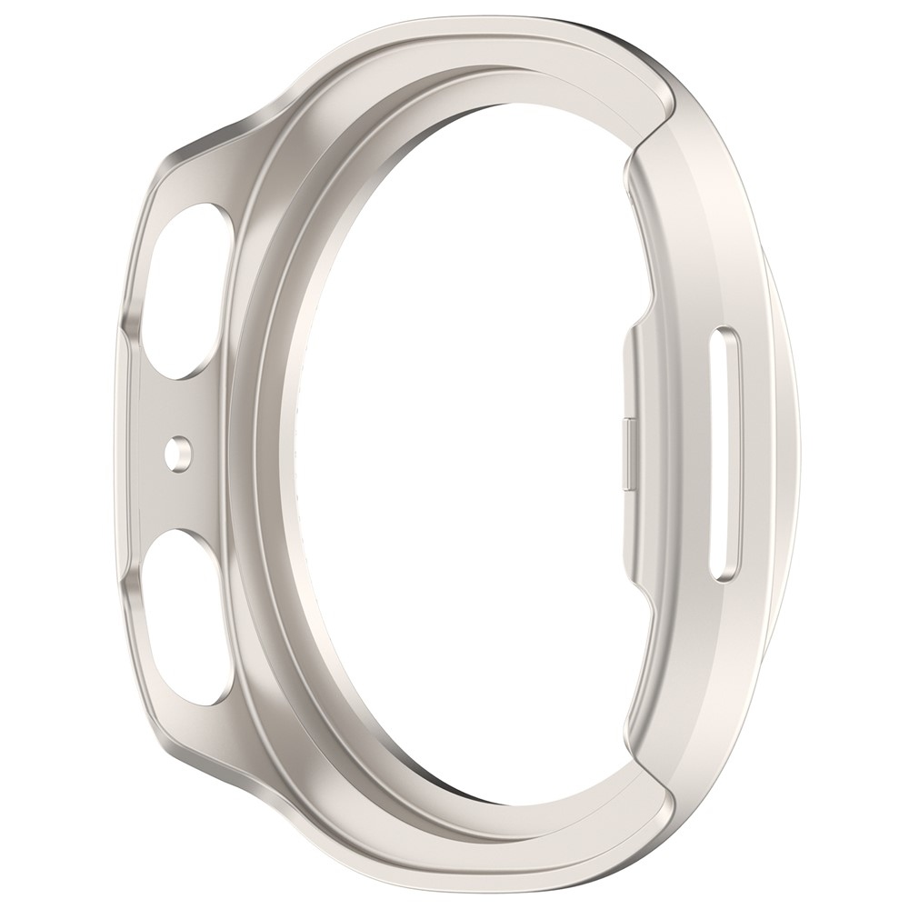 Decory műanyag, ráilleszthető tok strasszokkal a Samsung Galaxy Watch9 44 mm-es modellhez – bézs