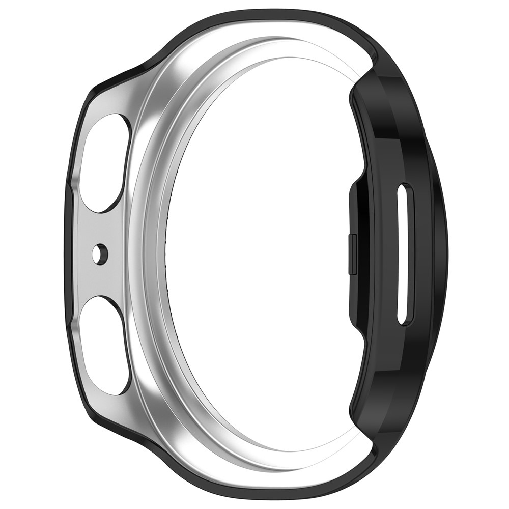 Decory műanyag, rácsatlakoztatható tok strasszokkal a Samsung Galaxy Watch9 44 mm-es modellhez – fekete