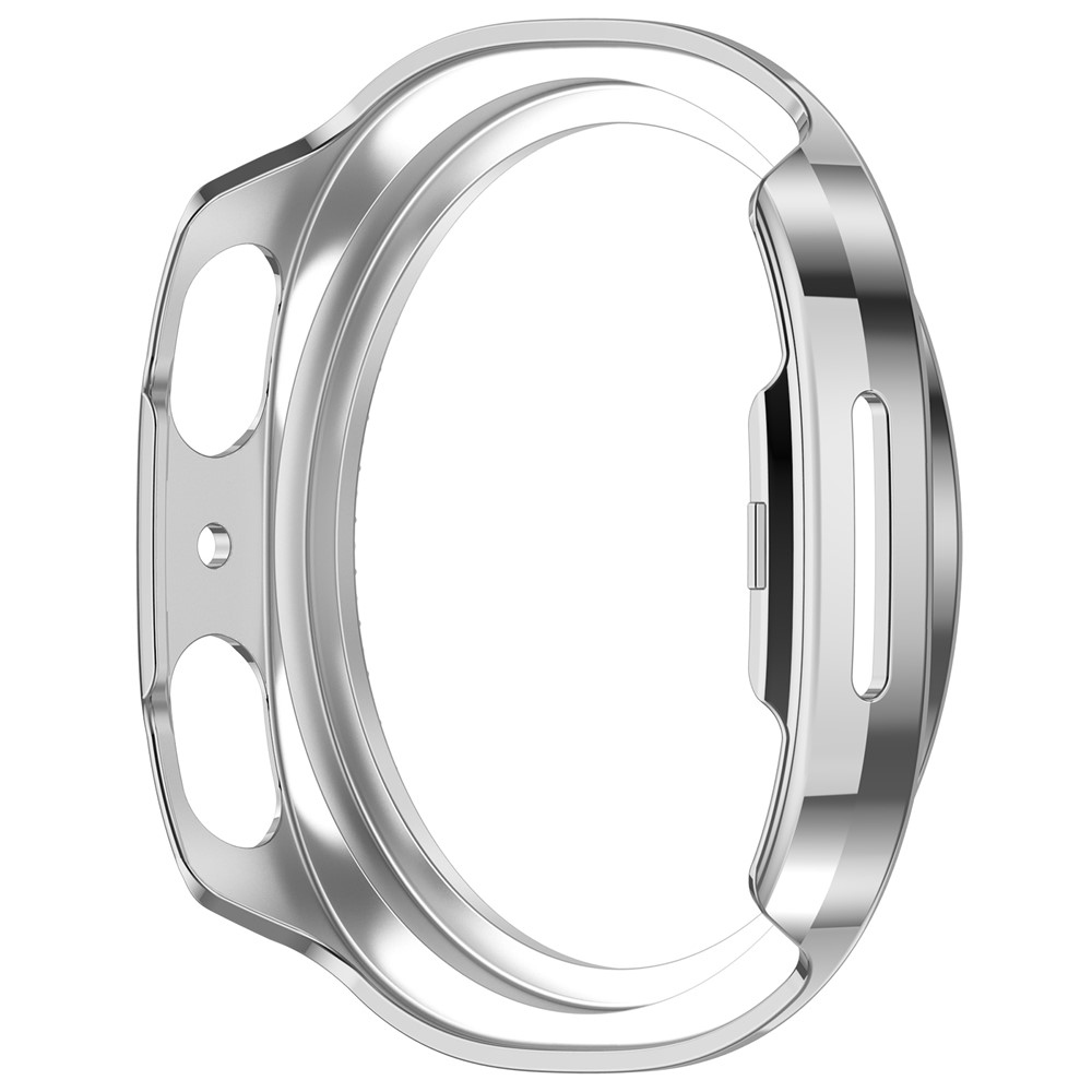 Decory műanyag, rácsatlakoztatható tok strasszokkal a Samsung Galaxy Watch9 44 mm-es modellhez – ezüst színű