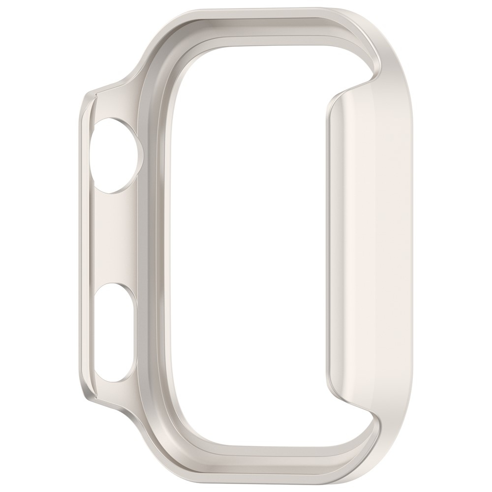 Decory műanyag, rácsatlakoztatható tok strasszokkal a Xiaomi Redmi Watch 6-hoz – bézs