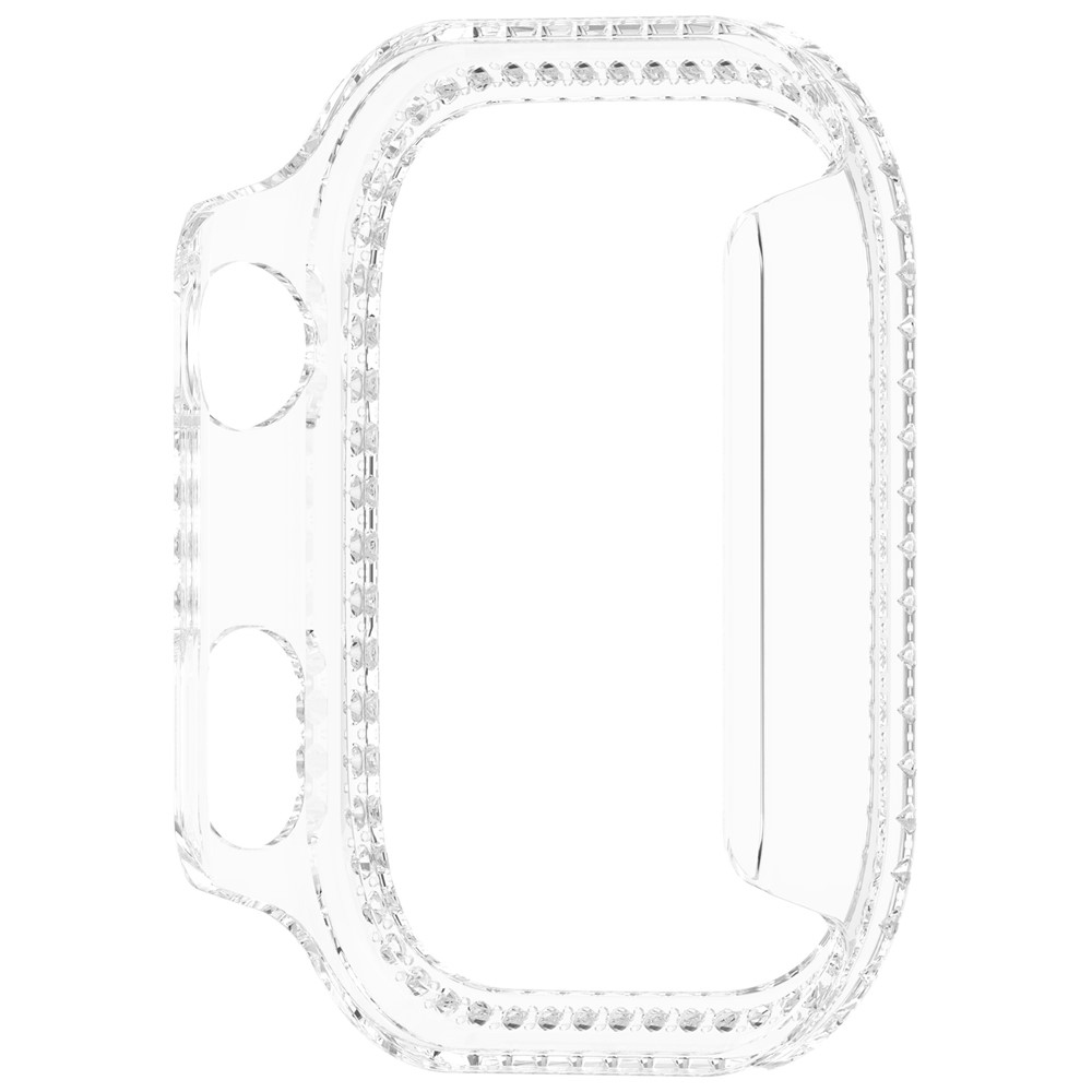 Decory műanyag, rácsatlakoztatható tok strasszokkal a Xiaomi Redmi Watch 6-hoz – átlátszó