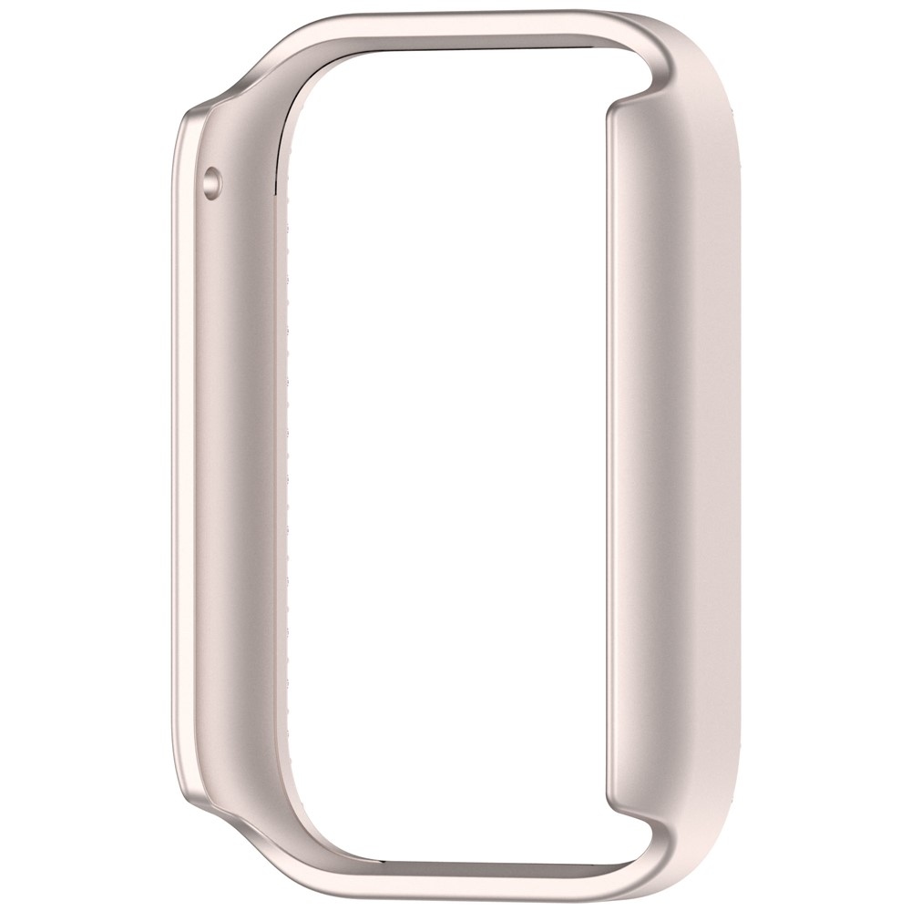 Decory műanyag, rácsatlakoztatható tok strasszokkal a Xiaomi Smart Band 10 Pro-hoz – bézs
