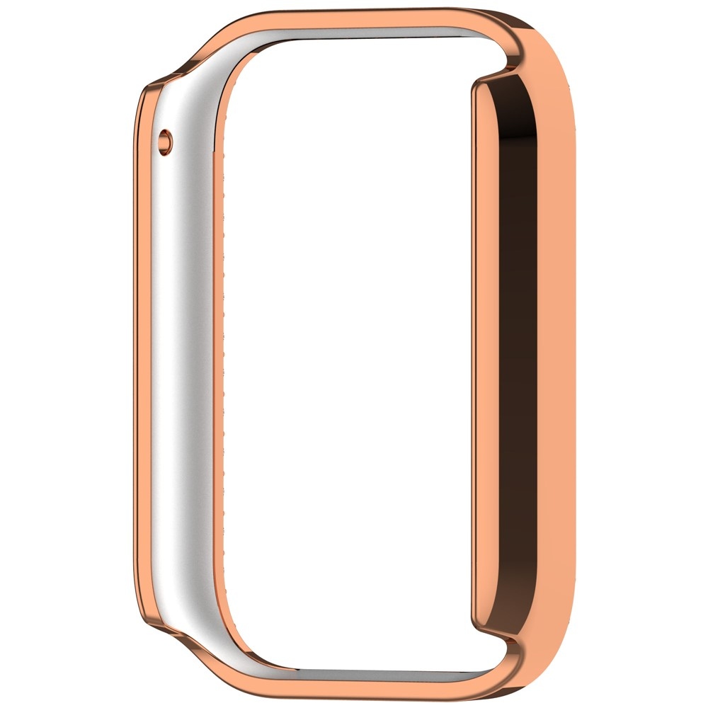 Decory műanyag, rácsatlakoztatható tok strasszokkal a Xiaomi Smart Band 9 Pro-hoz – rózsaszín-arany