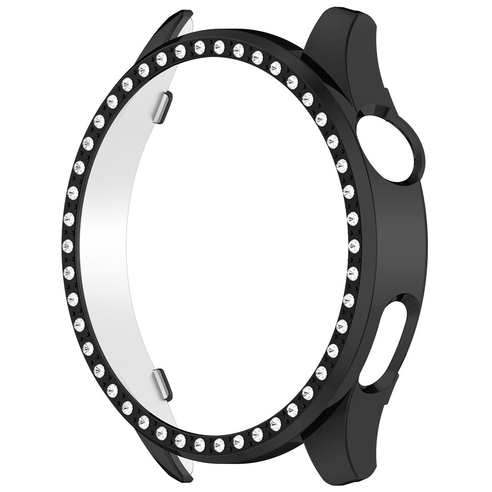 Decory műanyag, rácsatlakoztatható tok strasszokkal a Xiaomi Watch 5-hez – fekete