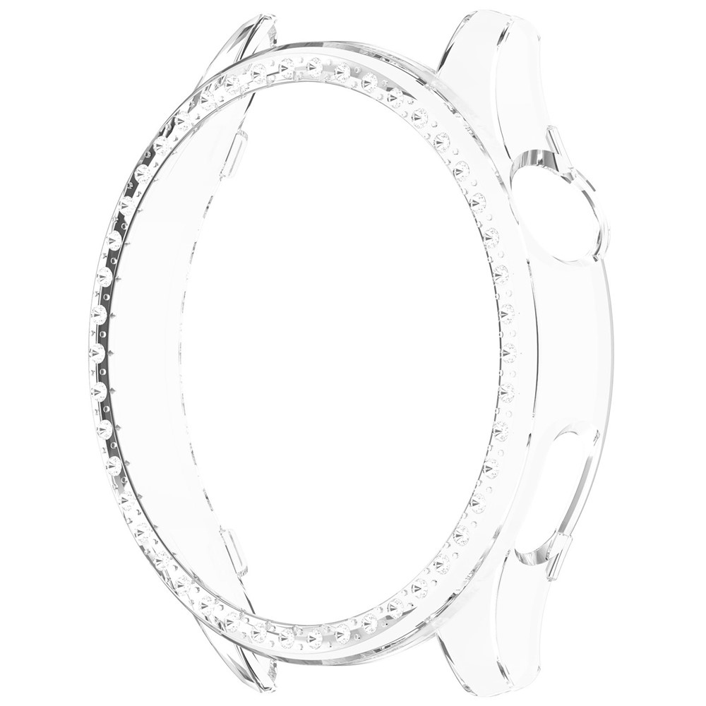 Decory műanyag, rácsatlakoztatható tok strasszokkal a Xiaomi Watch 5-hez – átlátszó