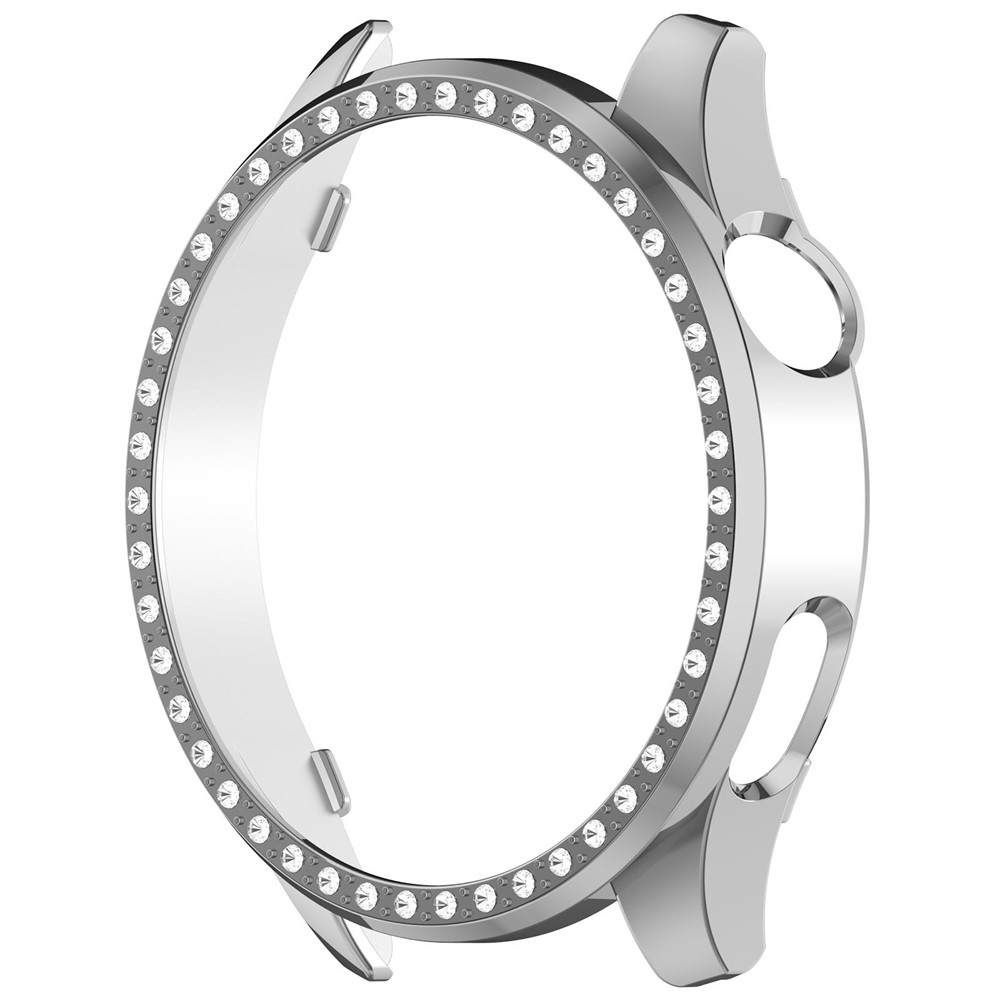 Decory műanyag, rácsatlakoztatható tok strasszokkal a Xiaomi Watch 5-hez – ezüst színű