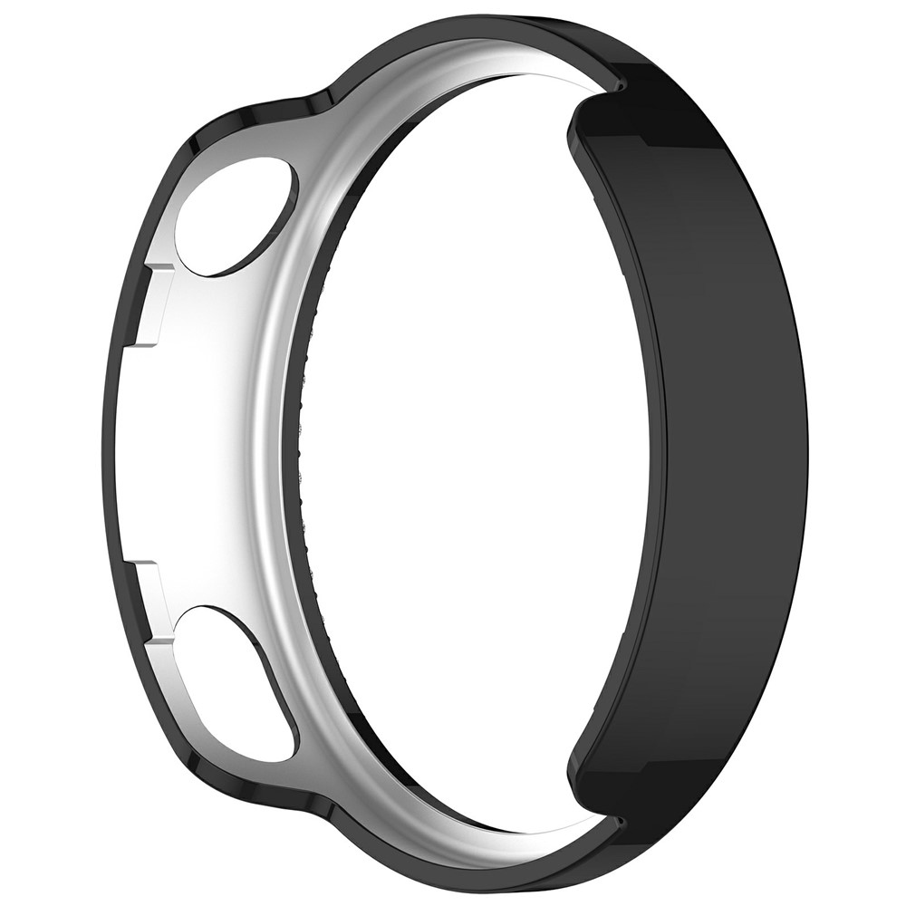 Decory műanyag, rácsatlakoztatható tok strasszokkal a Xiaomi Watch S4 41 mm-es modellhez – fekete