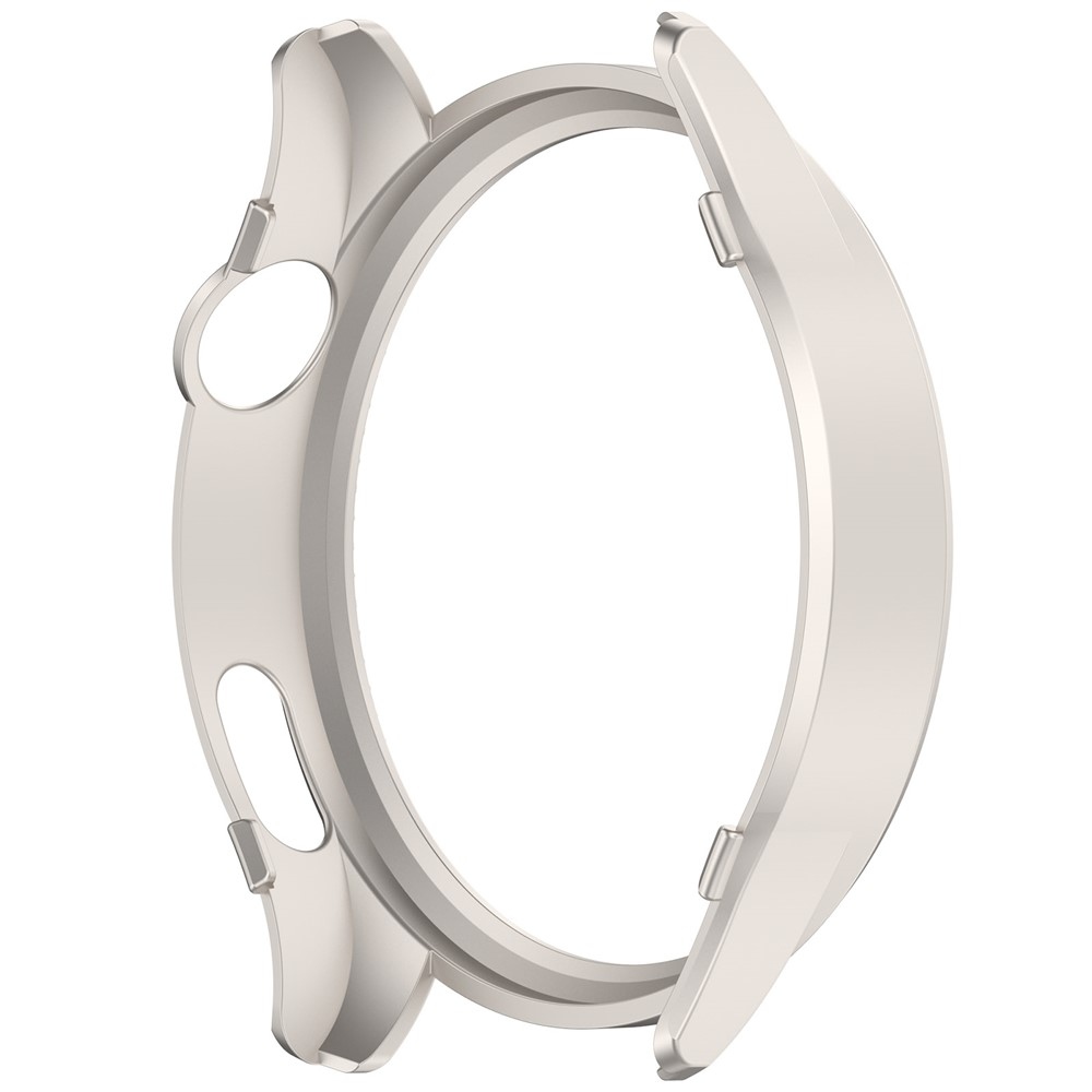 Decory műanyag, rácsatlakoztatható tok strasszokkal a Xiaomi Watch S5-hez – bézs