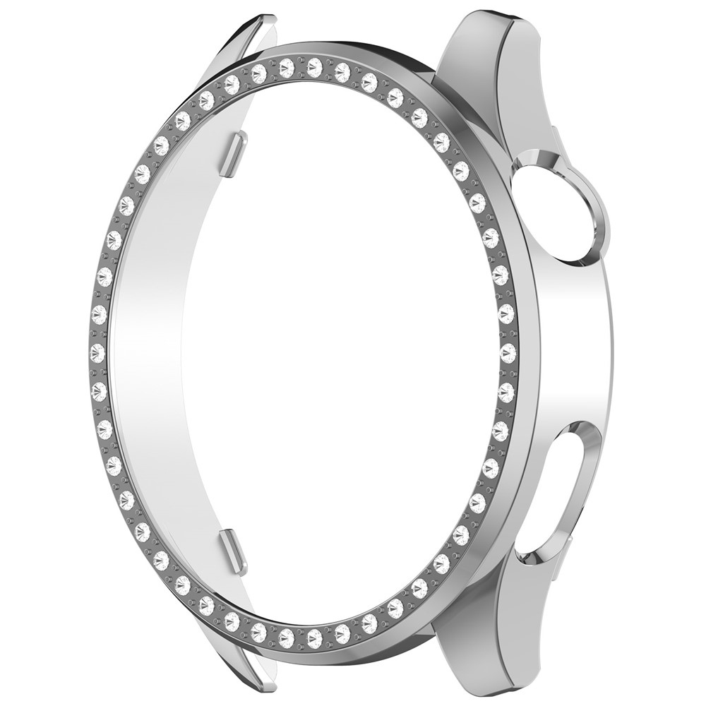 Decory műanyag, rácsatlakoztatható tok strasszokkal a Xiaomi Watch S5-hez – ezüst színű