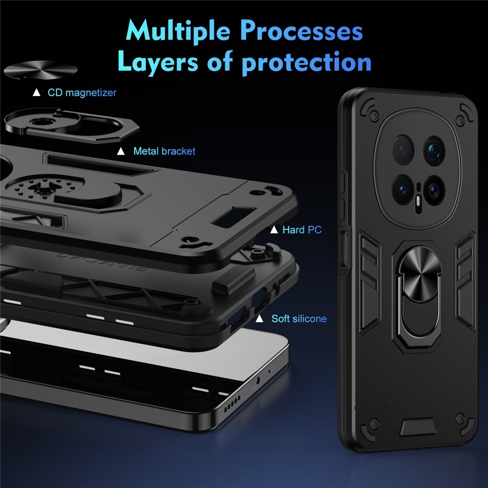 Defend tartós borító a Honor Magic 8 Pro 5G készülékhez - fekete