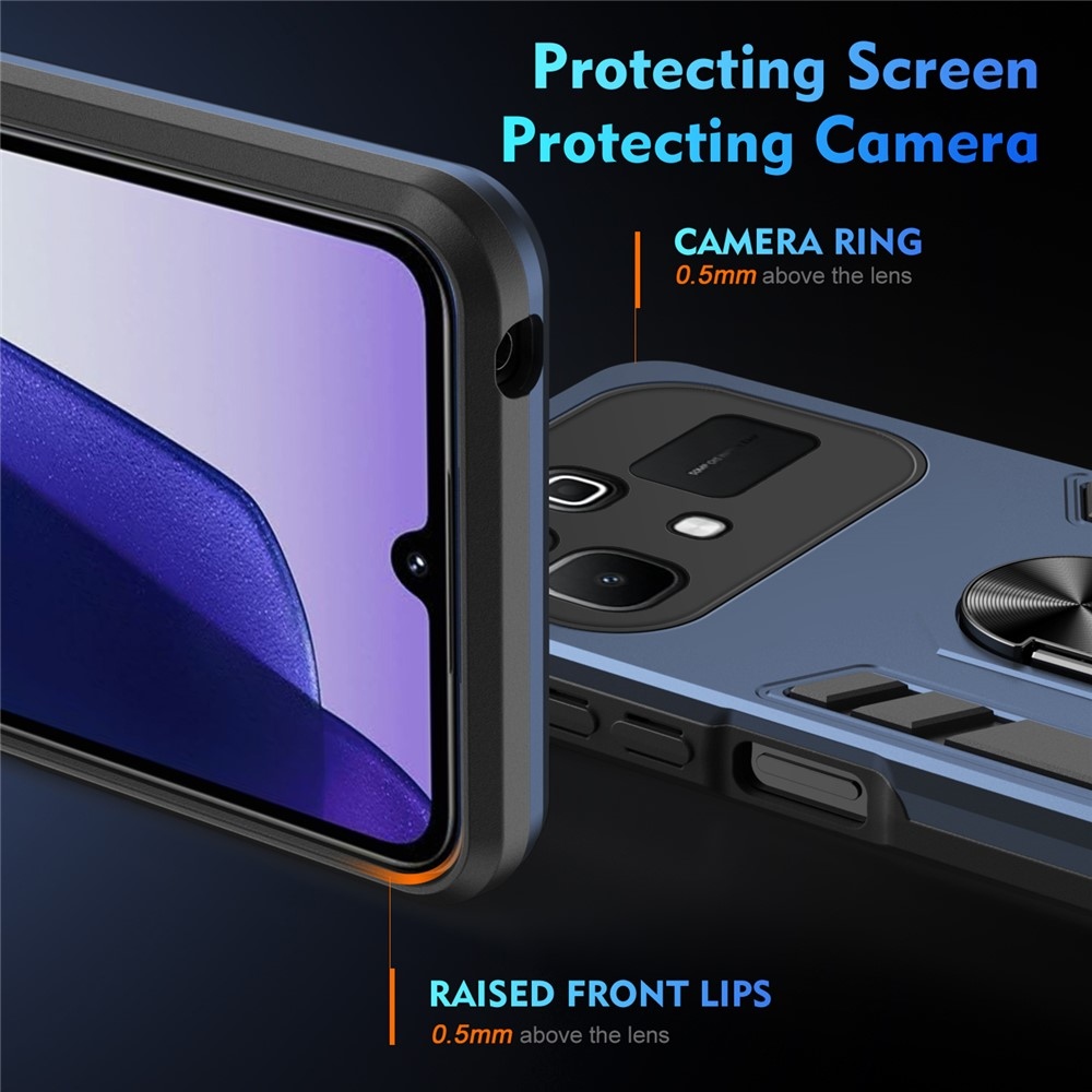 Defend tartós borító az Infinix Note 60 5G/Note 60 Pro 5G készülékhez - kék