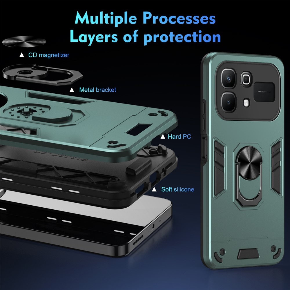 Defend tartós borító az Infinix Note 60 5G/Note 60 Pro 5G készülékhez - zöld