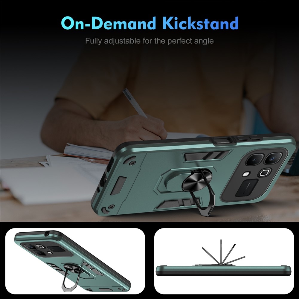 Defend tartós borító az Infinix Note 60 5G/Note 60 Pro 5G készülékhez - zöld