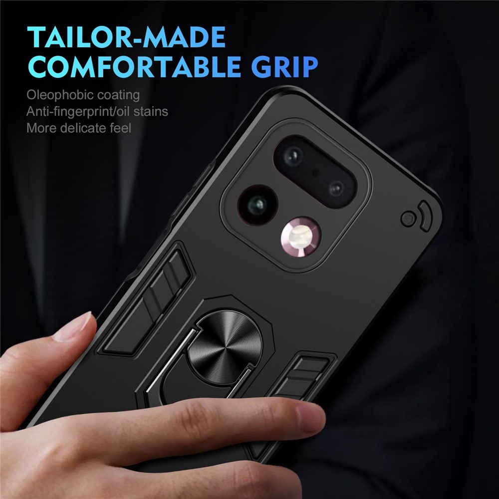 Tartós védőborítás a Realme 16 Pro+ 5G készülékhez - fekete