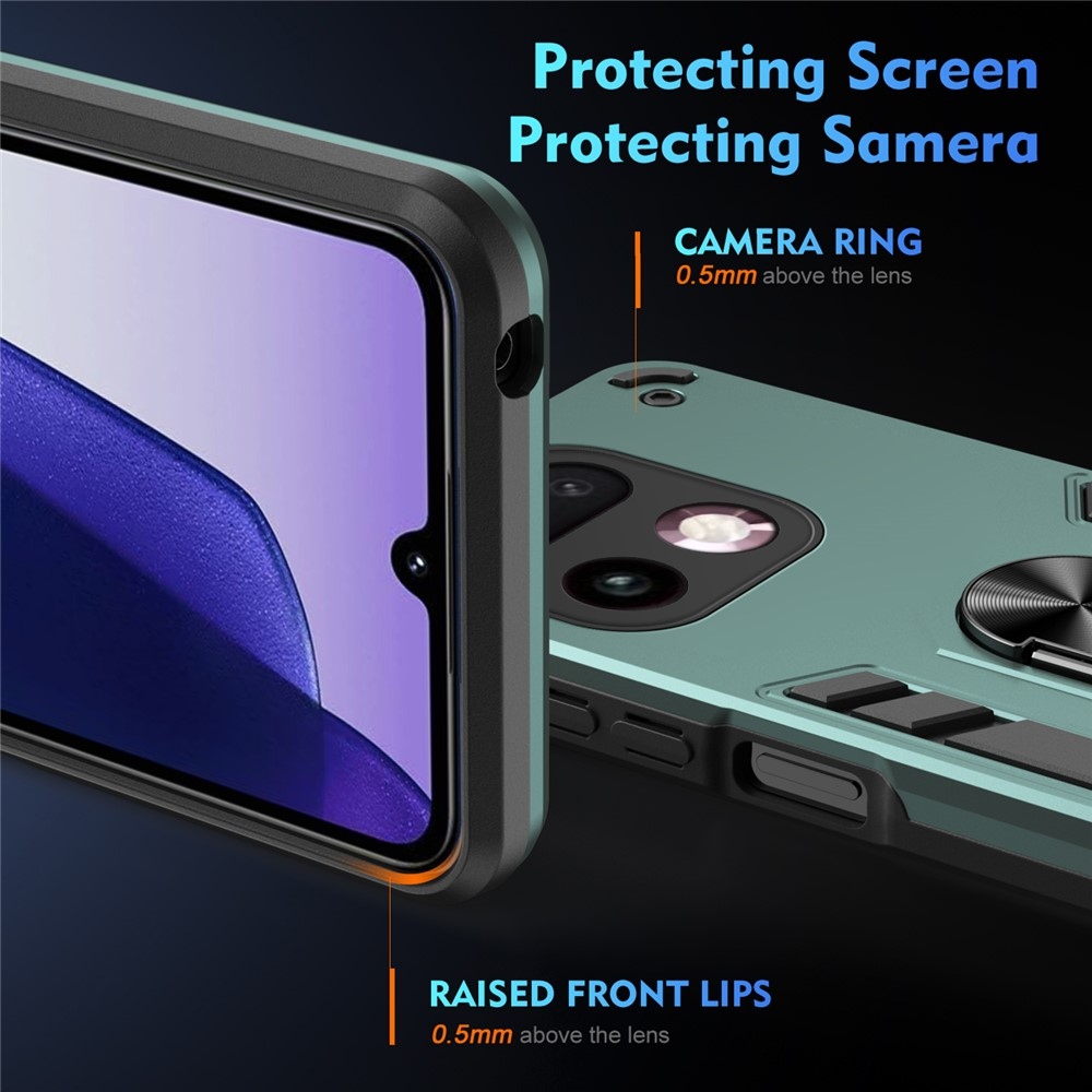 Defend tartós védőborítás a Realme 16 Pro+ 5G készülékhez - zöld