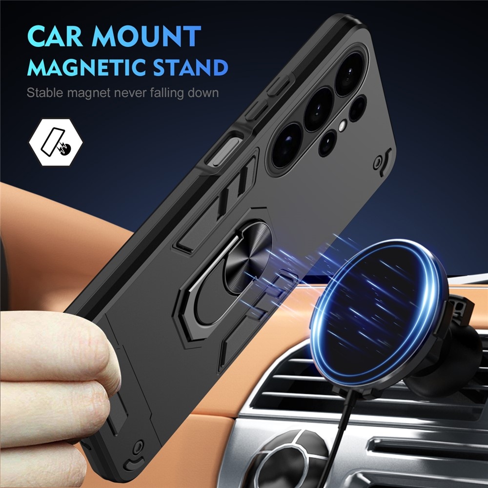 Defend tartós borító Samsung Galaxy S26 Ultra készülékhez - fekete