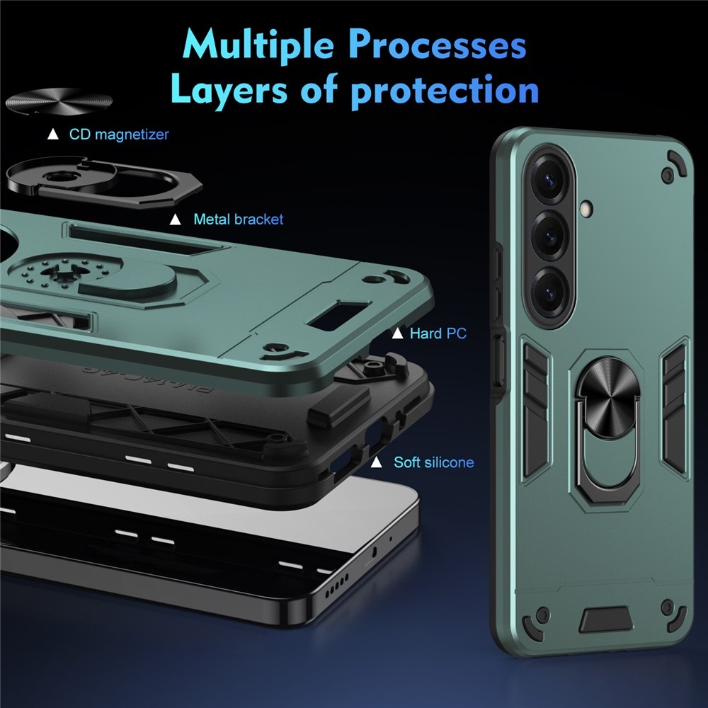 Defend tartós borító Samsung Galaxy S26 készülékhez - zöld