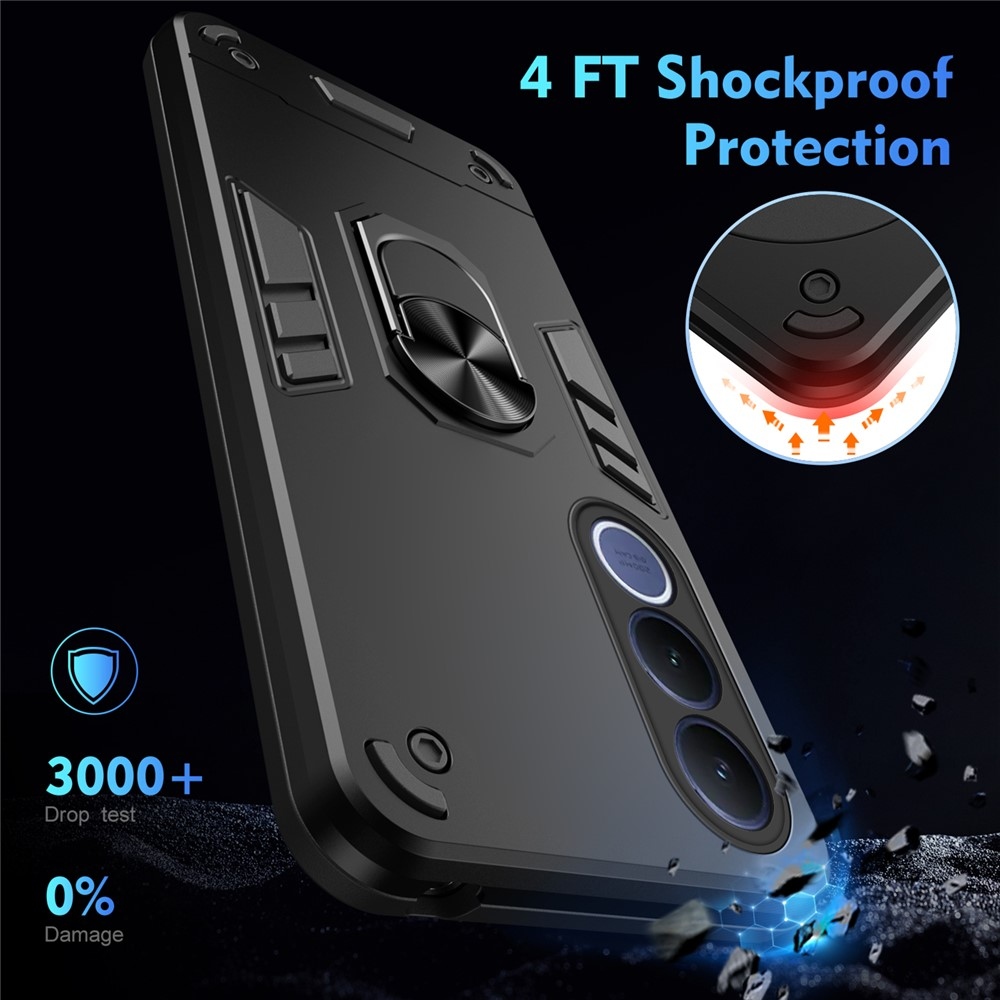 Defend tartós védőburkolat a Vivo V70 FE 5G készülékhez - fekete