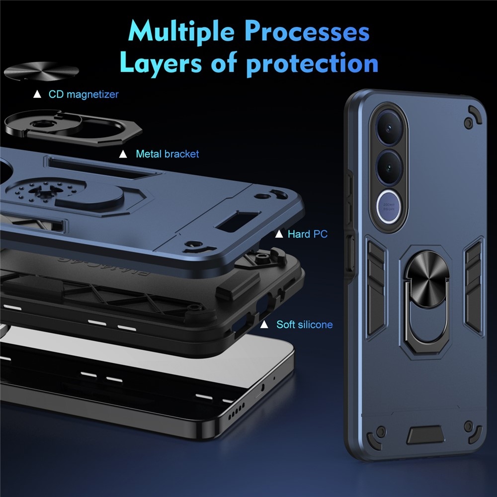Defend tartós védőburkolat a Vivo V70 FE 5G készülékhez - kék