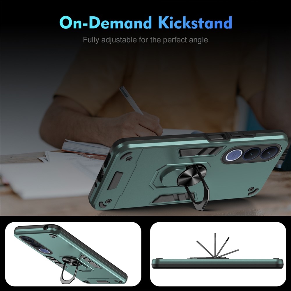 Defend tartós védőburkolat a Vivo V70 FE 5G készülékhez - zöld