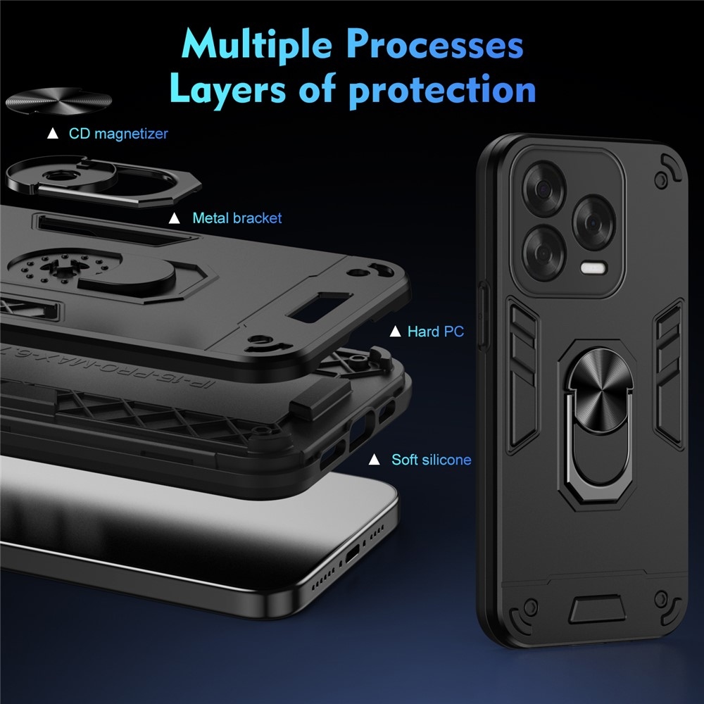 Defend tartós védőburkolat a ZTE Blade V70 Vita készülékhez - fekete