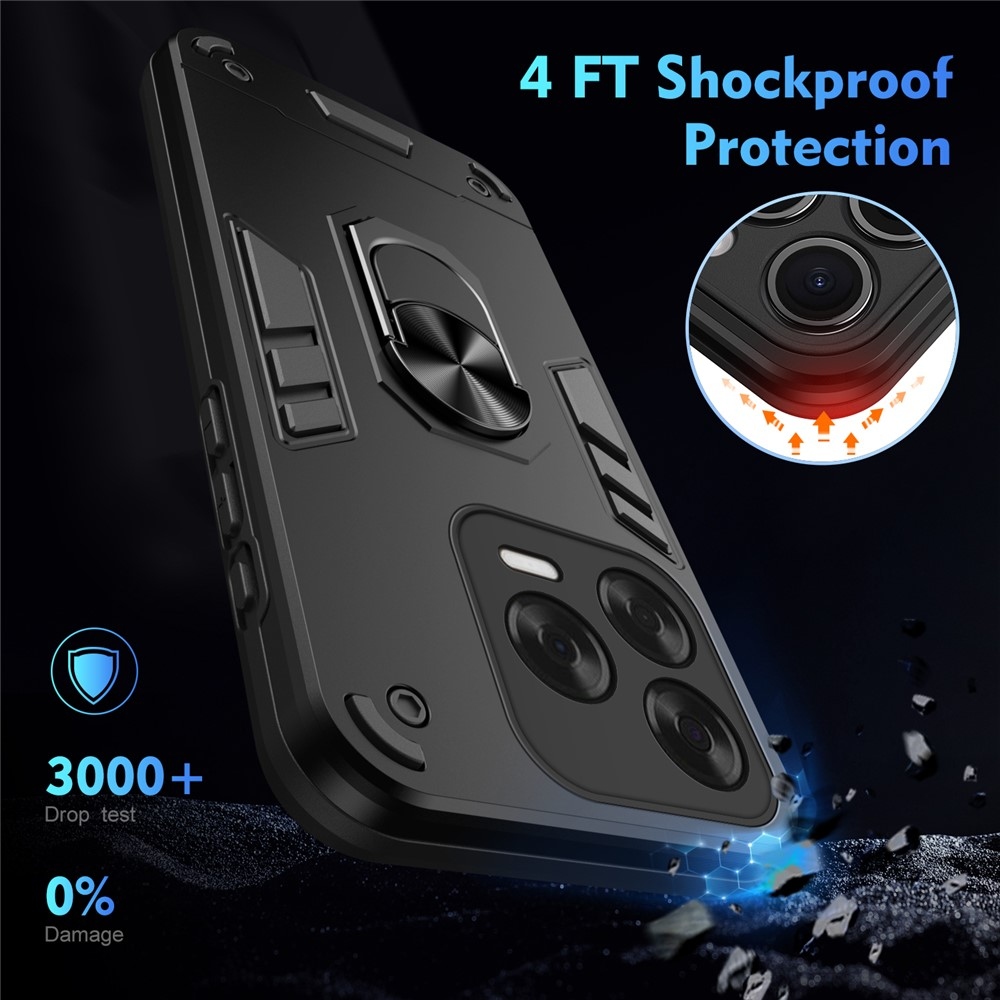 Defend tartós védőburkolat a ZTE Blade V70 Vita készülékhez - fekete