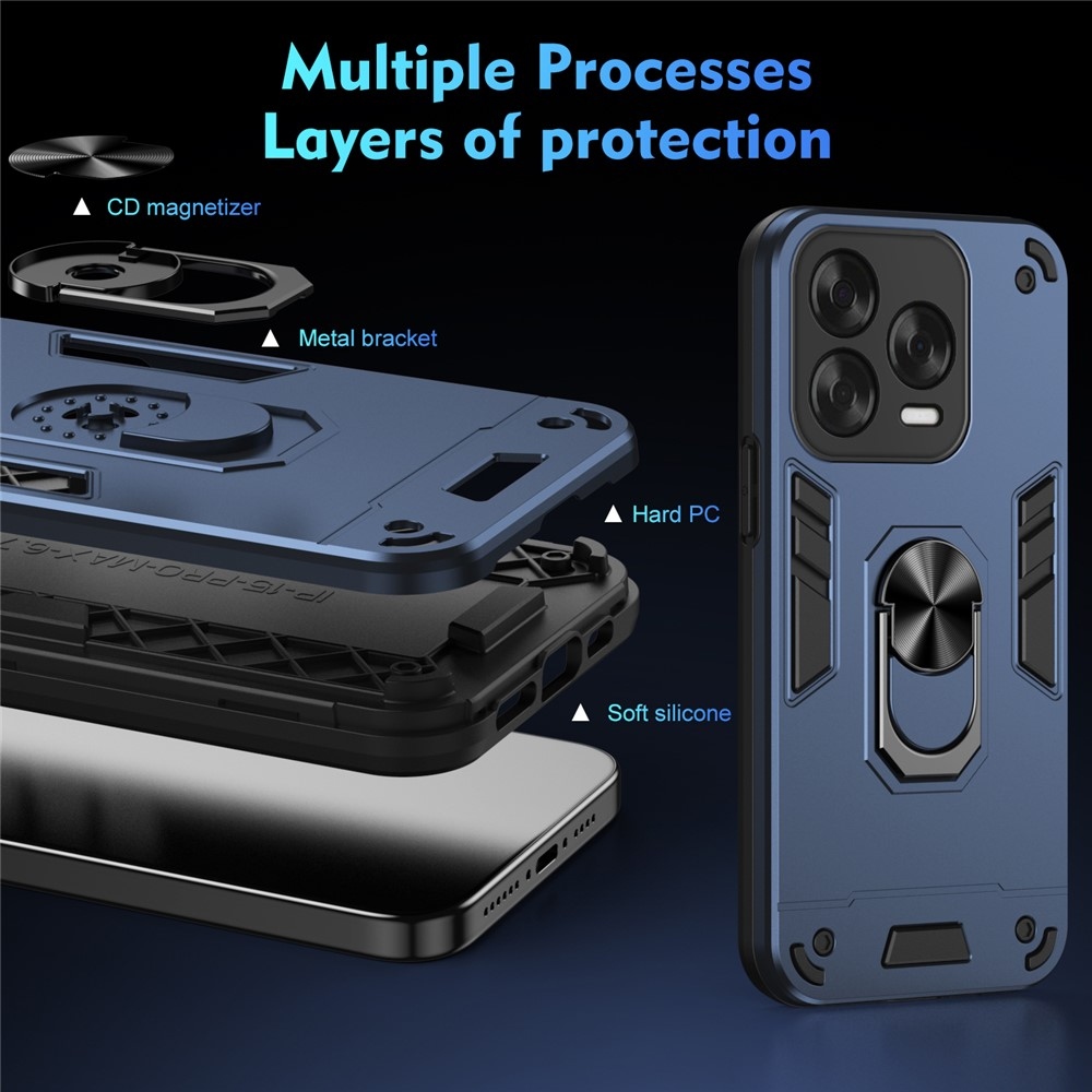 Defend tartós védőburkolat a ZTE Blade V70 Vita készülékhez - kék