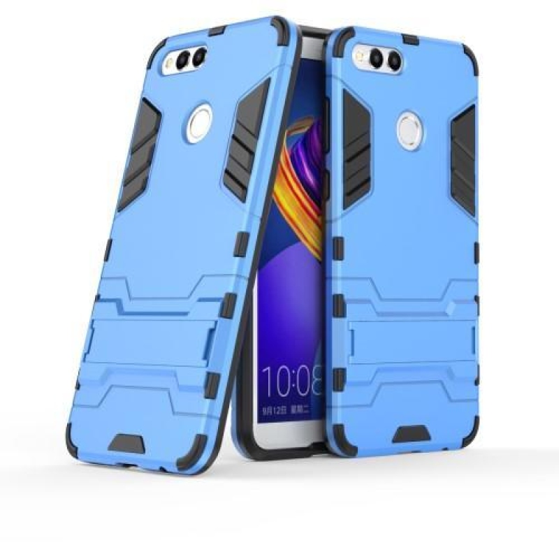 Defender tartós tok állvánnyal Honor 7X-hez - kék