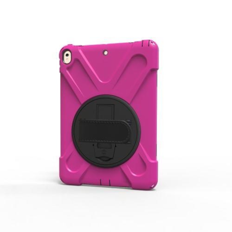 Fokozatos tartós tok forgatható állvánnyal iPad Pro 10.5 - rózsaszínű