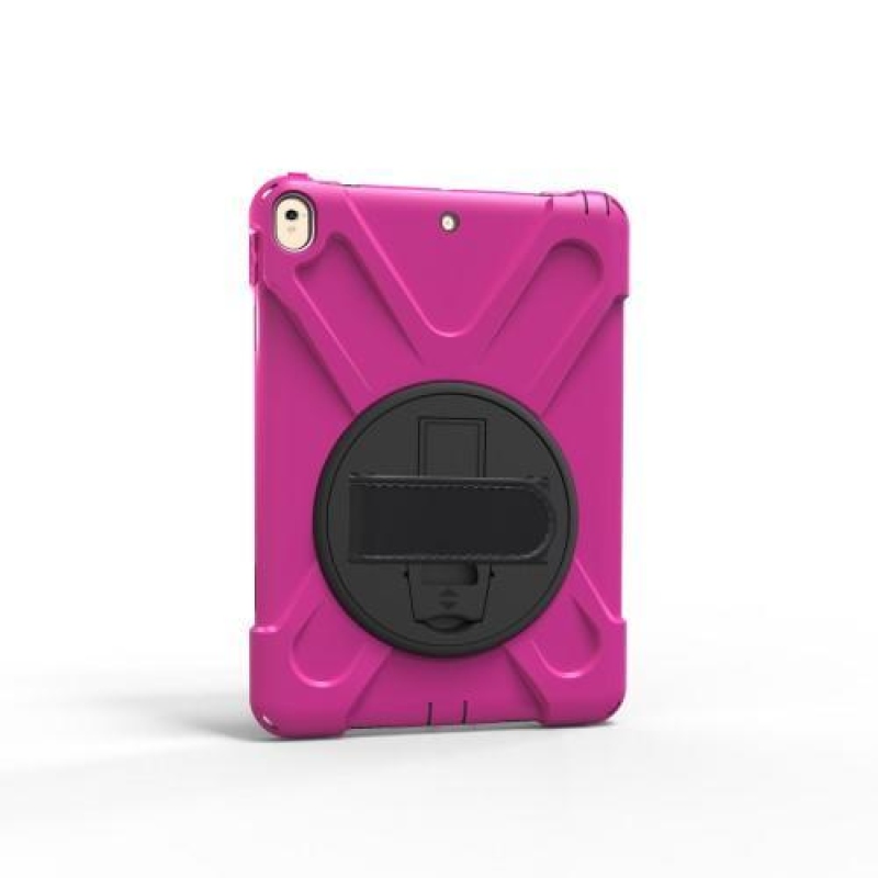 Fokozatos tartós tok forgatható állvánnyal iPad Pro 10.5 - rózsaszínű