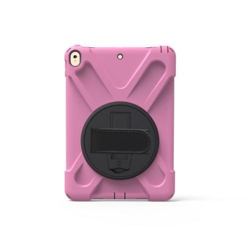 Fokozatos, tartós tok iPad Pro 10.5 készülékhez - rózsaszínű, forgatható állvánnyal