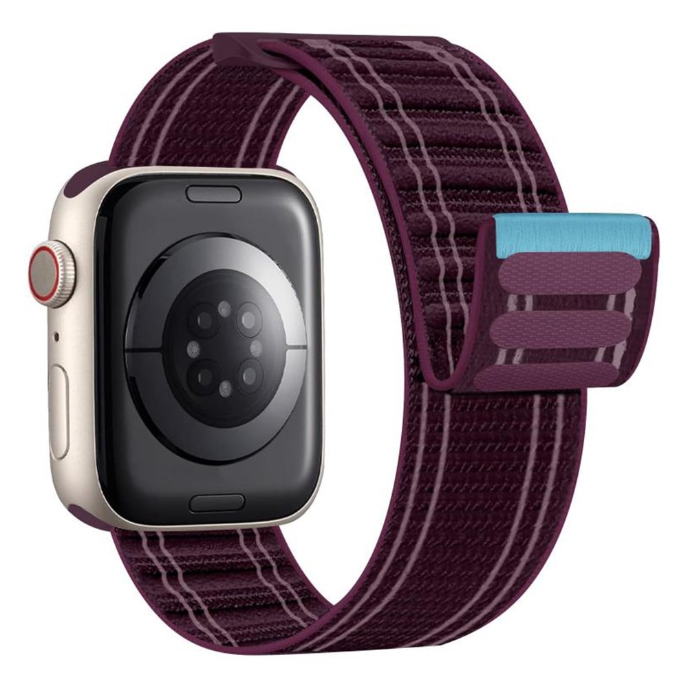 Delta nylon szíj az Apple Watch 12/11/10 42 mm-es és 9/8/7 41 mm-es modellekhez – lila