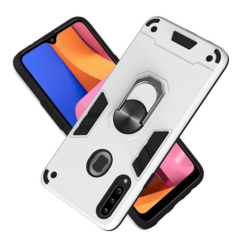 Levehető tartós hibrid tok Samsung Galaxy A20s készülékhez - fehér