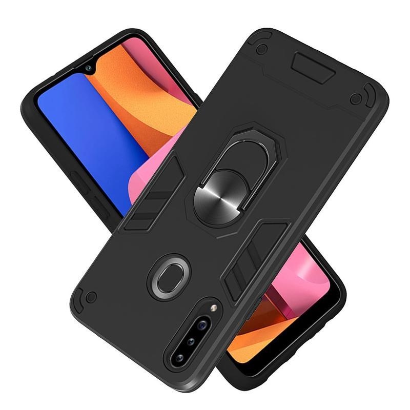 Levehető tartós hibrid tok Samsung Galaxy A20s készülékhez - fekete