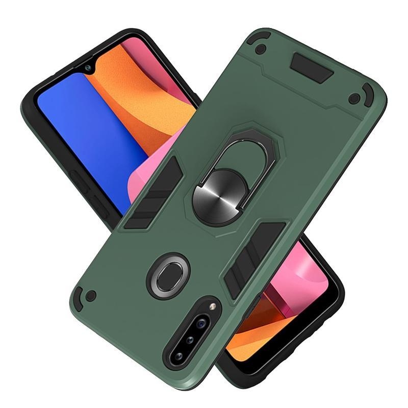 Levehető tartós hibrid tok Samsung Galaxy A20s készülékhez - zöld