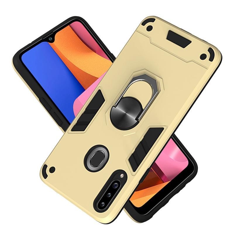 Levehető tartós hibrid tok Samsung Galaxy A20s készülékhez - arany színben