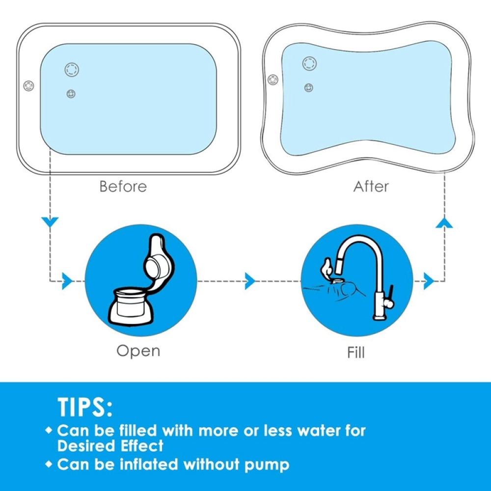 Felfújható játszószőnyeg gyerekeknek - polip