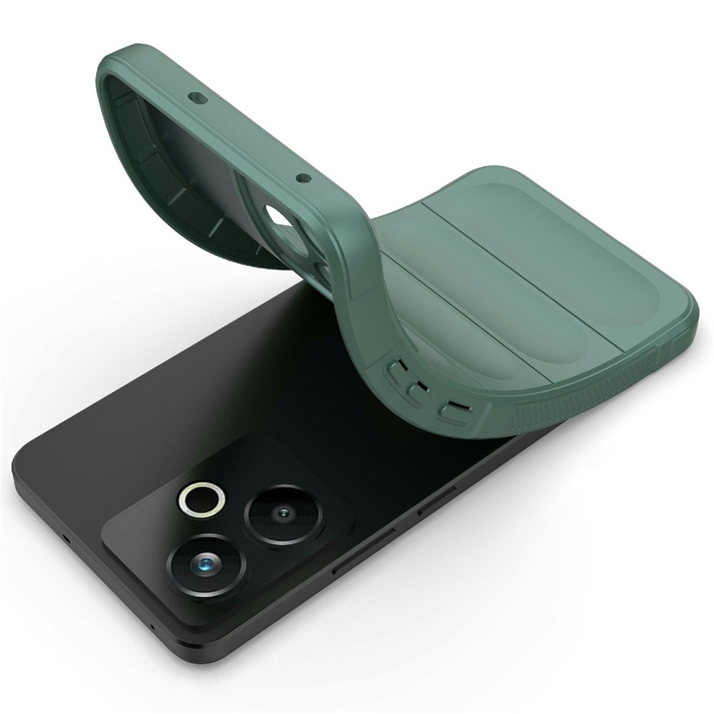 Rugg tartós zselés tok a Realme 14T 5G készülékhez - zöld