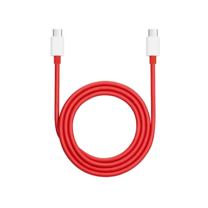 OnePlus SUPERVOOC Charge USB-C/USB-C adatkábel 12A 1m piros