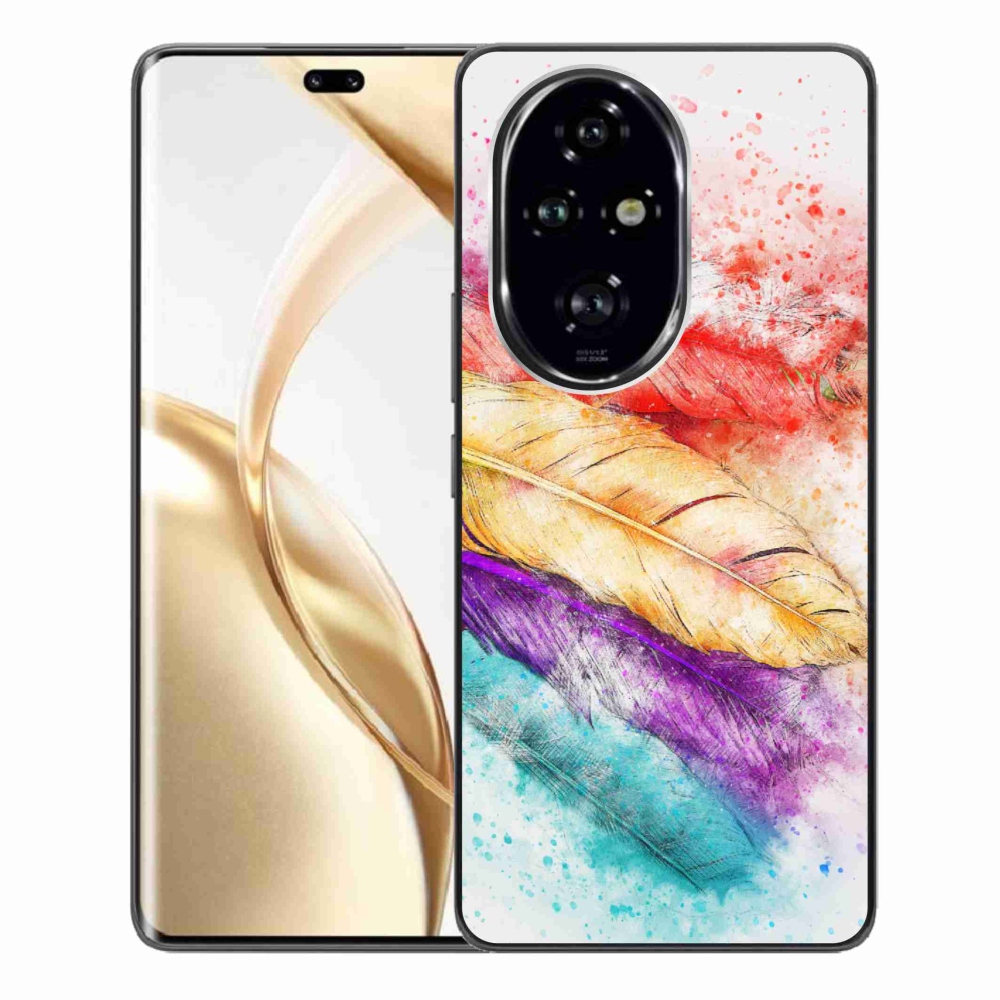 Zselés borítás mmCase a Honor 200 Pro 5G készülékhez - színes toll