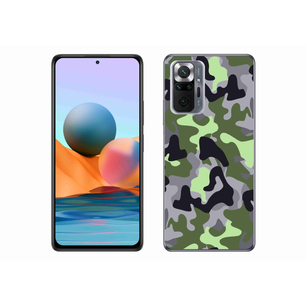 Gél borítás mmCase a Xiaomi Redmi Note 10 Pro számára - álcázó minta 7