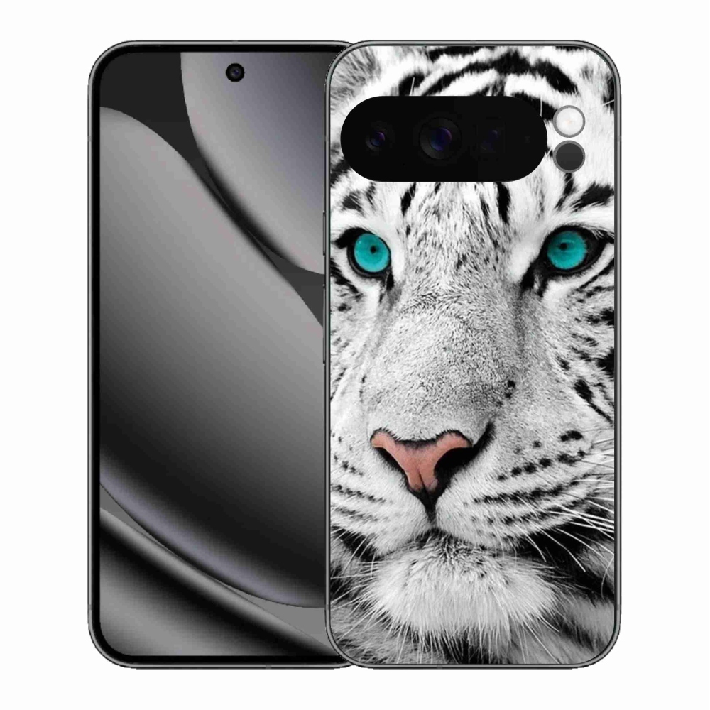 Zselés borítás mmCase a Google Pixel 10 Pro XL-hez - fehér tigris
