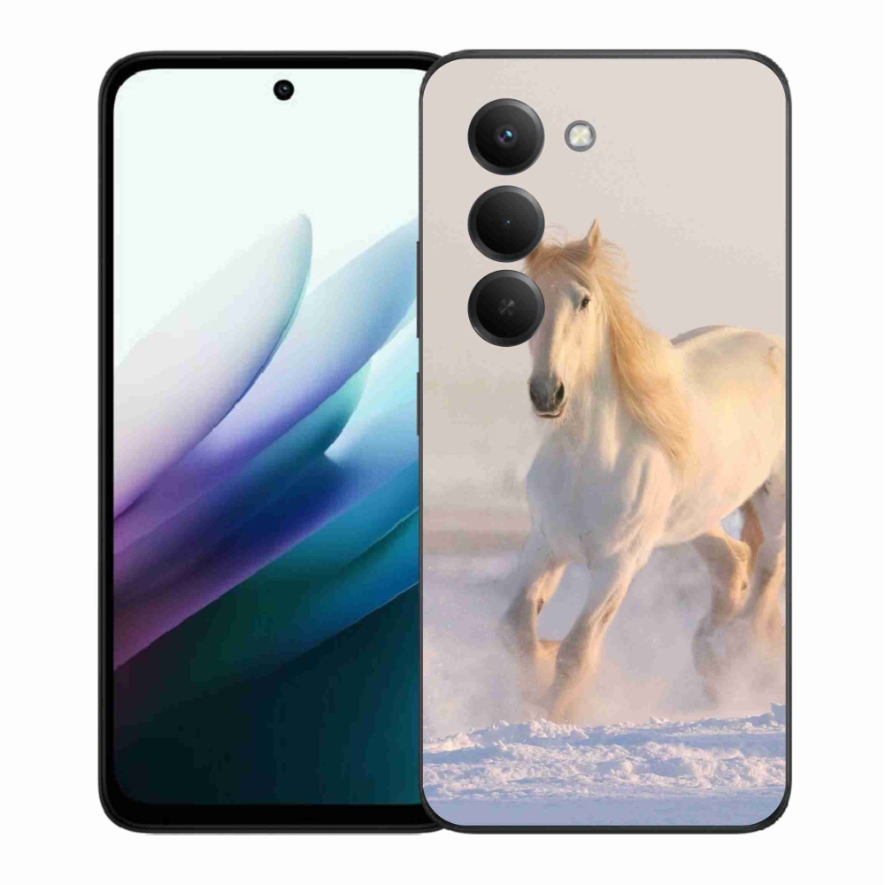 Gél borítás mmCase a Xiaomi Redmi 15 4G/5G (171mm) - ló a hóban