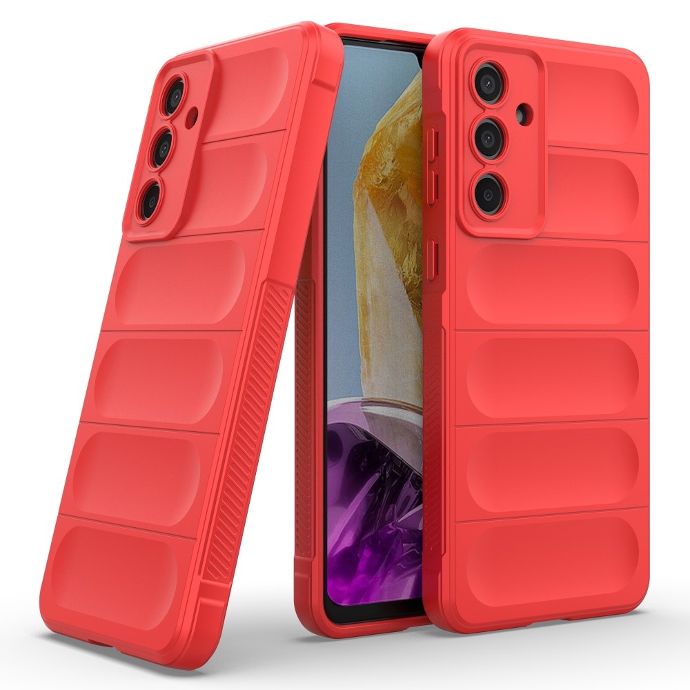 Rugg tartós zselés tok Samsung Galaxy M55 5G - piros