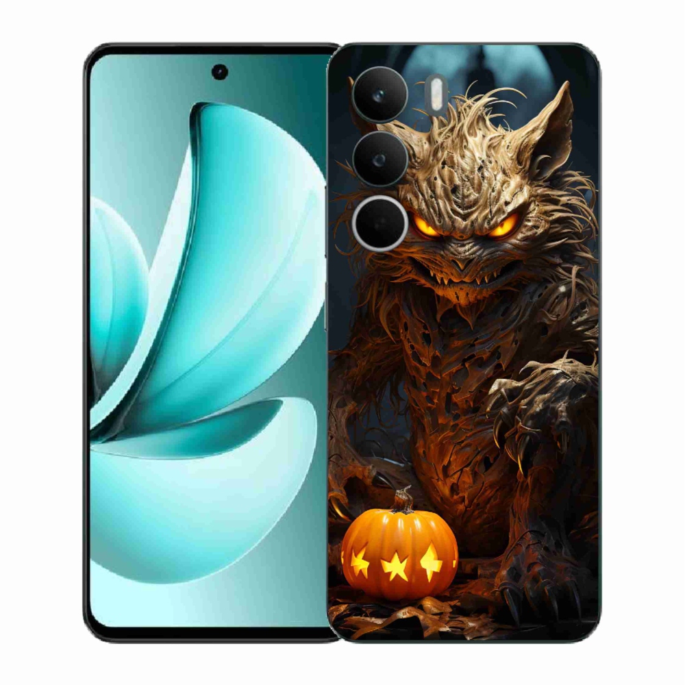 Gél borítás mmCase a Realme C71 készülékhez - Halloween szörnyeteg