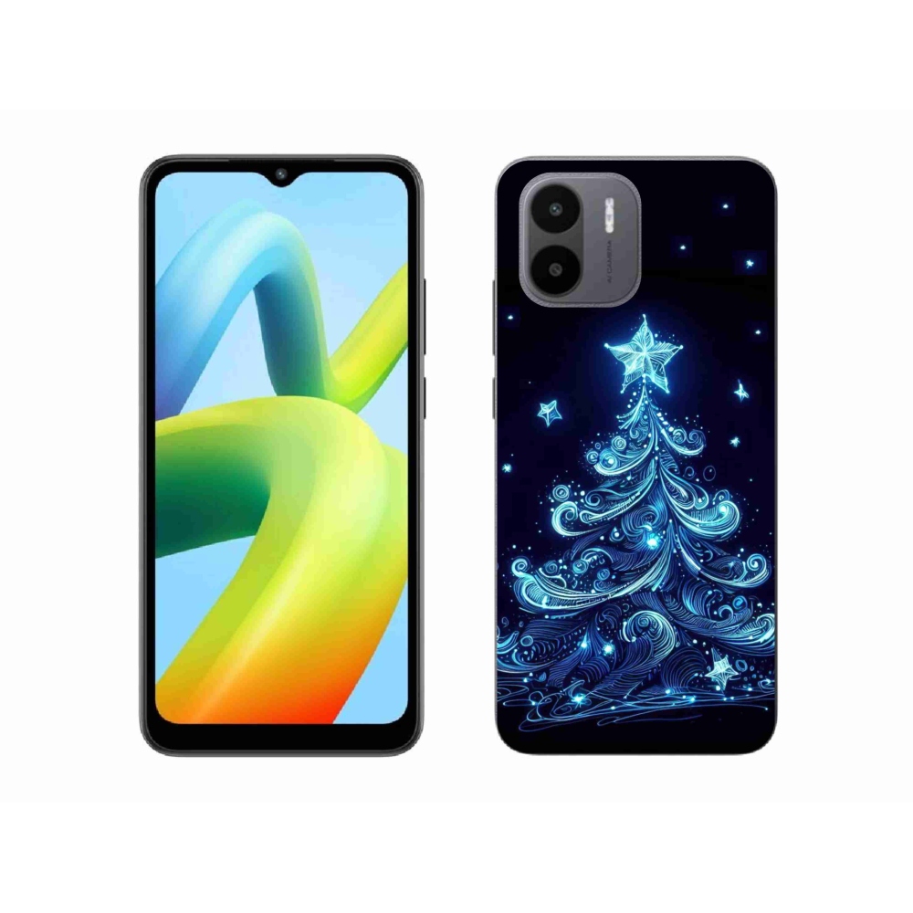 Gél borítás mmCase a Xiaomi Redmi A1/Redmi A2 - neon karácsonyfa 4