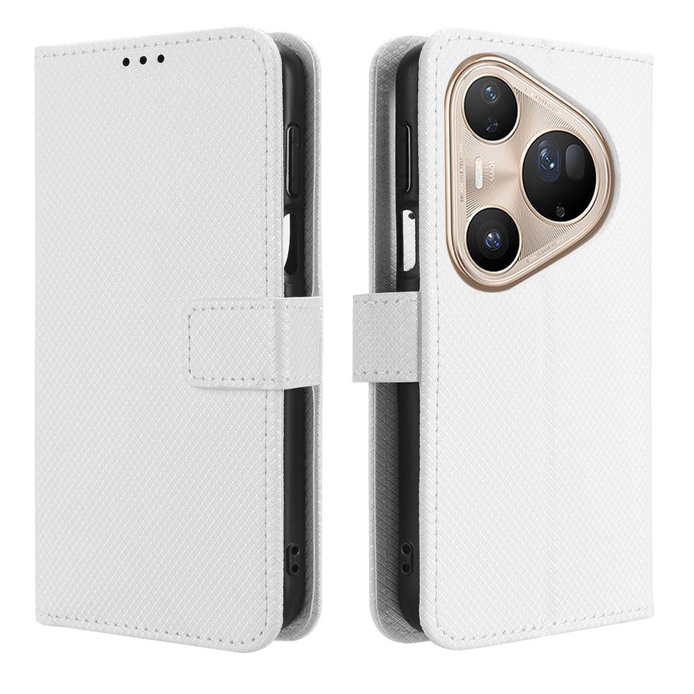 Gyémánt mintás tok Huawei Pura 80 Pro készülékhez - fehér