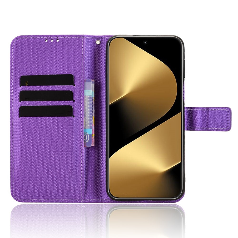 Gyémánt mintás tok Huawei Pura 80 Pro készülékhez - lila