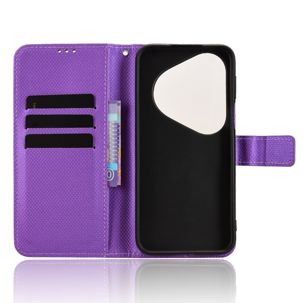 Gyémánt mintás tok Huawei Pura 80 Pro készülékhez - lila