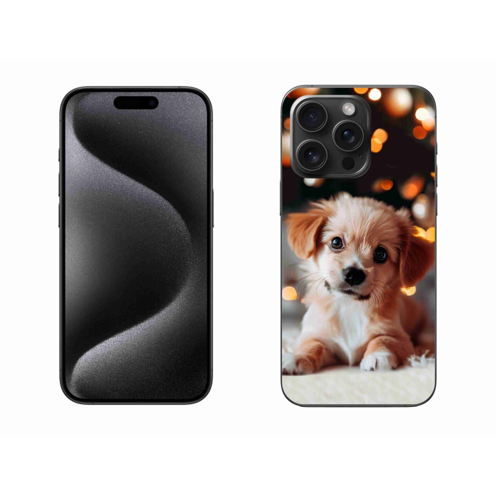 Zselés borítás mmCase iPhone 15 Pro Max készülékhez - kölyökkék